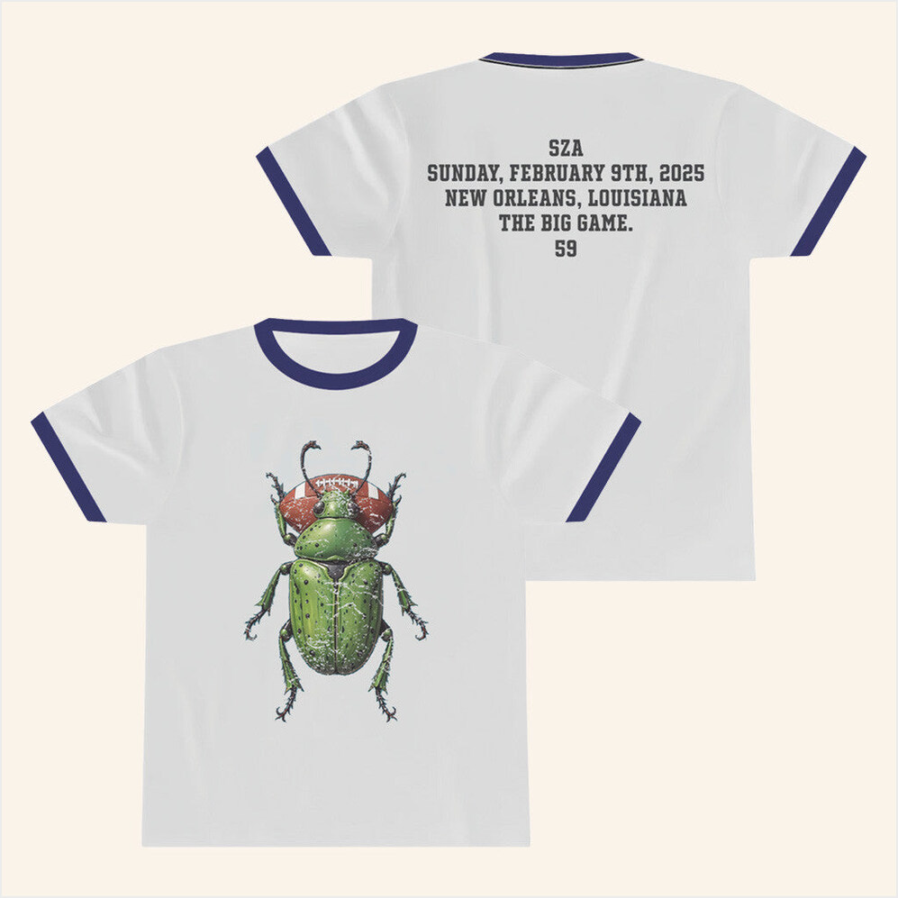 Beetle Ball Ringer T-Shirt SZA Merch Music Gift Ideas For Guys Best Friend Birthday Gifts