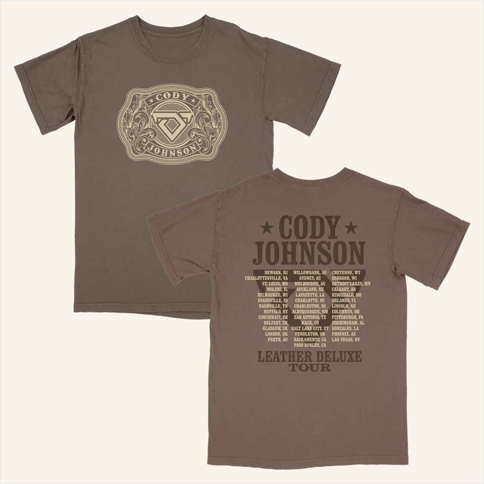 Belt Buckle Tour T-Shirt Cody Johnson Merch Present For Husband Birthday Gifts For BFF