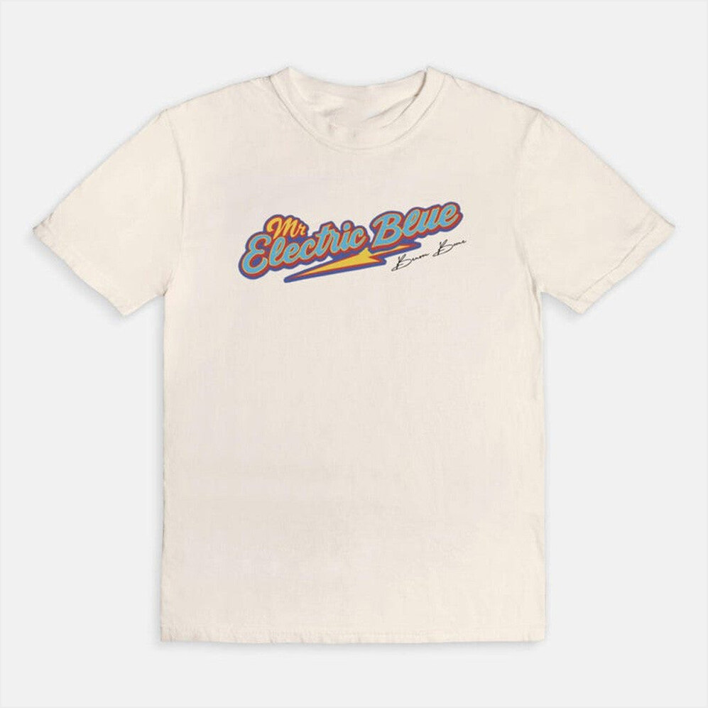 Benson Boone Mr Electric Blue T-Shirt Benson Boone Merch Birthday Gifts For Girlfriend