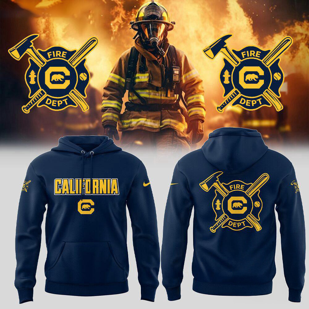 Berkeley Golden Bears California Baseball x Firefighter Appreciation Night Hoodie Gift For Fan