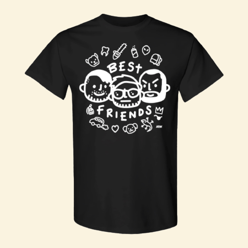 Best Friend And Orange Cassidy Doodle Shirt AEW Merch Gifts For Son In Law Birthday Gift Ideas