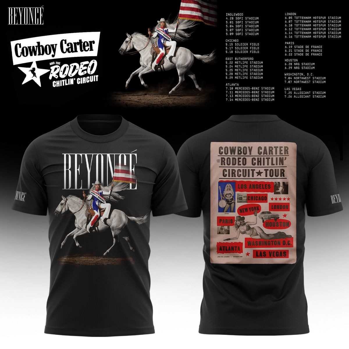 Beyonce Cowboy Carter 2025 T-Shirt Gifts For Someone Who Loves Music