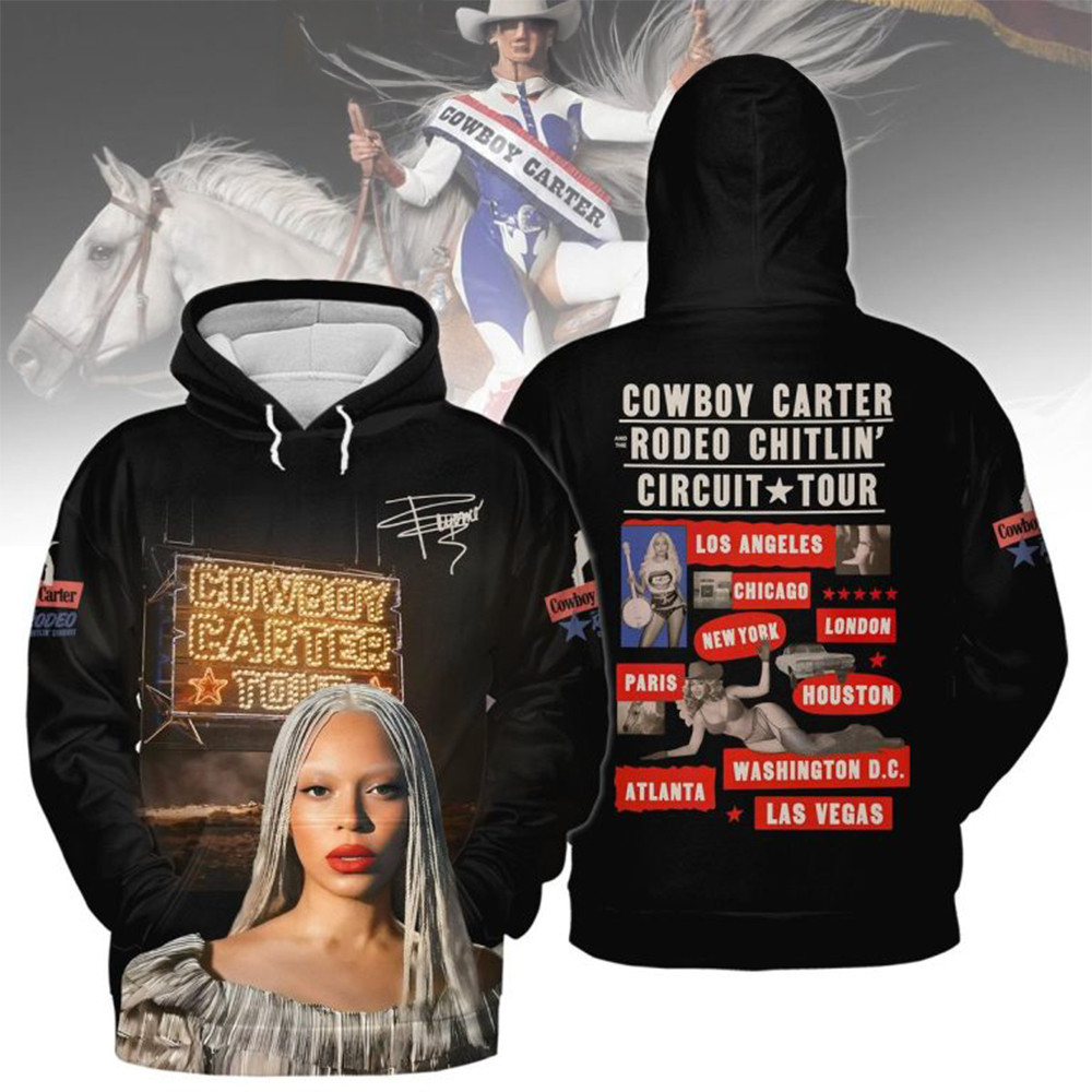 Beyonce Cowboy Carter Tour Hoodie Gifts For Music Fans