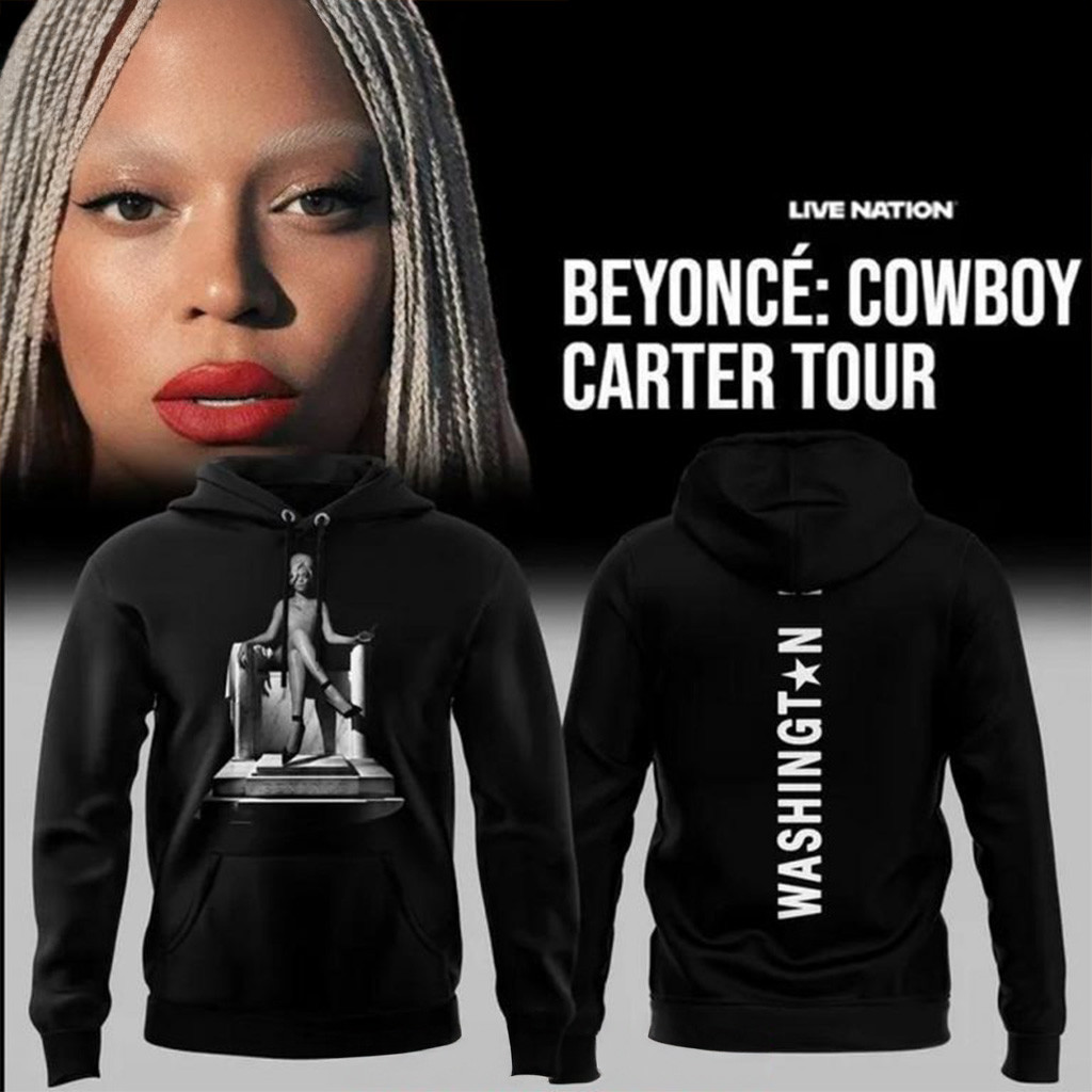 Beyonce X Washington DC 2025 Black Special Hoodie Gifts For Music Fans