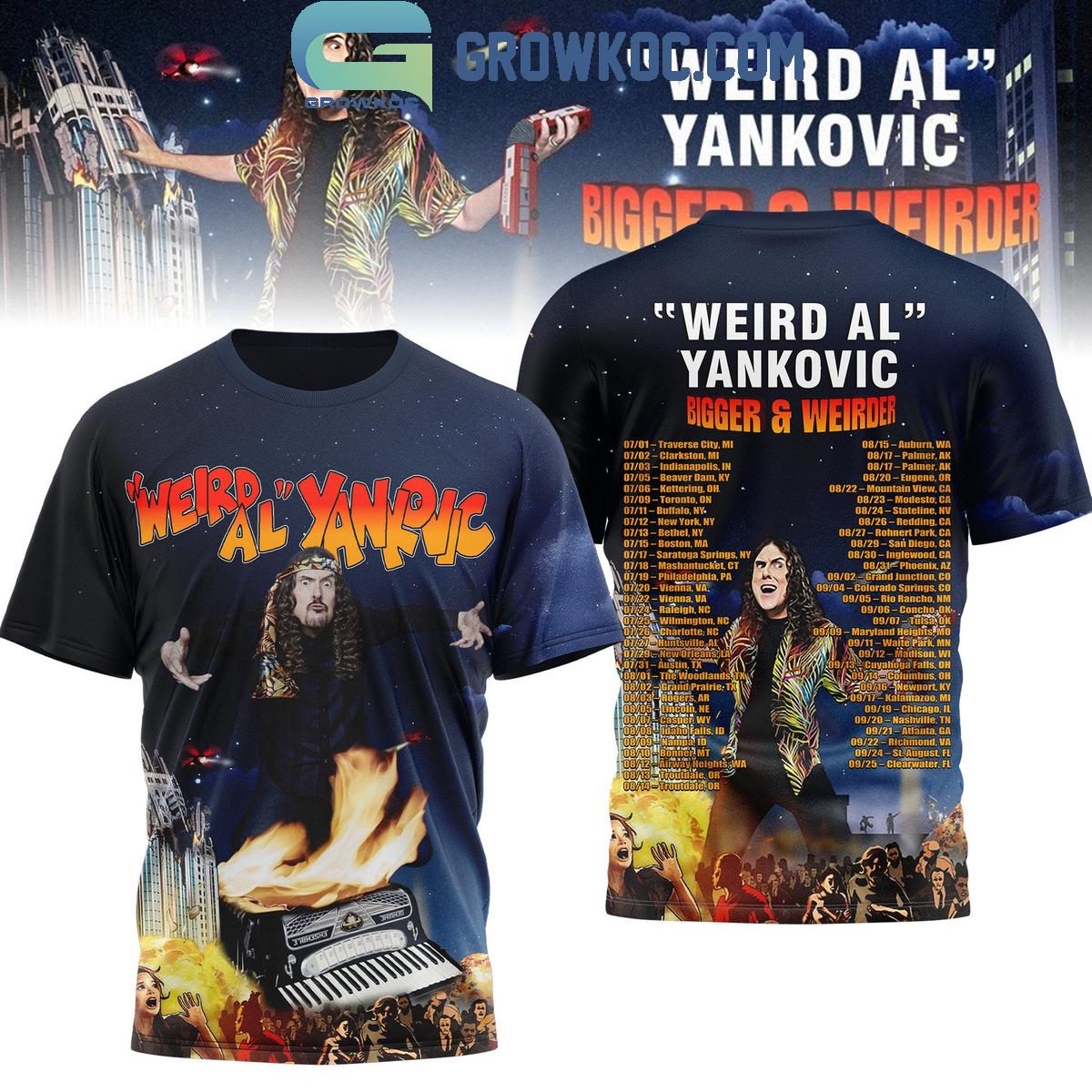 Bigger & Weirder Weird Al Yankovic Tour 2025 Shirt