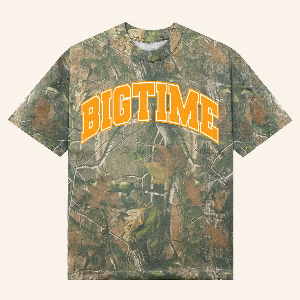 Bigtime Merch Camo T-Shirt Best Gifts For Boyfriend