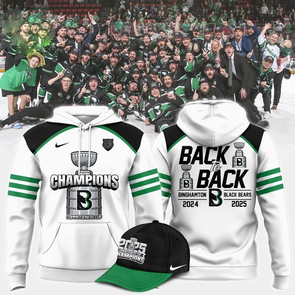 Binghamton Black Bears CommissionerÃ¢â‚¬â„¢s Cup 2025 Best Gifts For Hockey Lovers