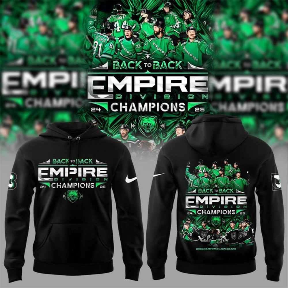 Binghamton Black Bears Empire Division Champions 2025 Hoodie Unique Gifts For Dad