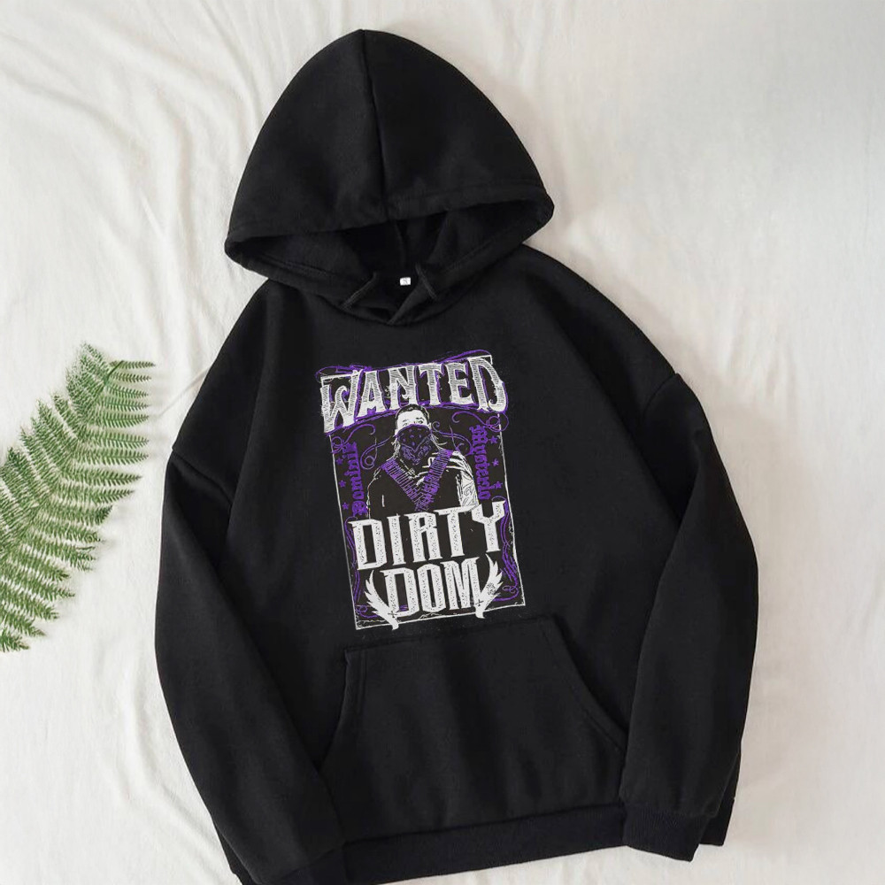 Black Dominik Mysterio Dirty Dom Hoodie Best Gifts For Dad