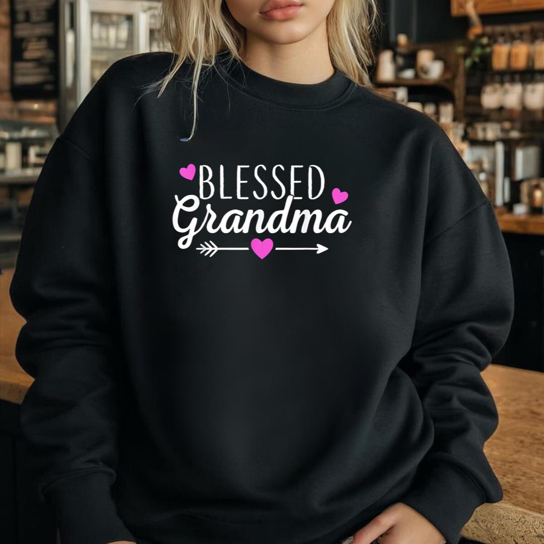 Blessed Grandma For Cute Grandmother Women Mothers Day Sweatshirt