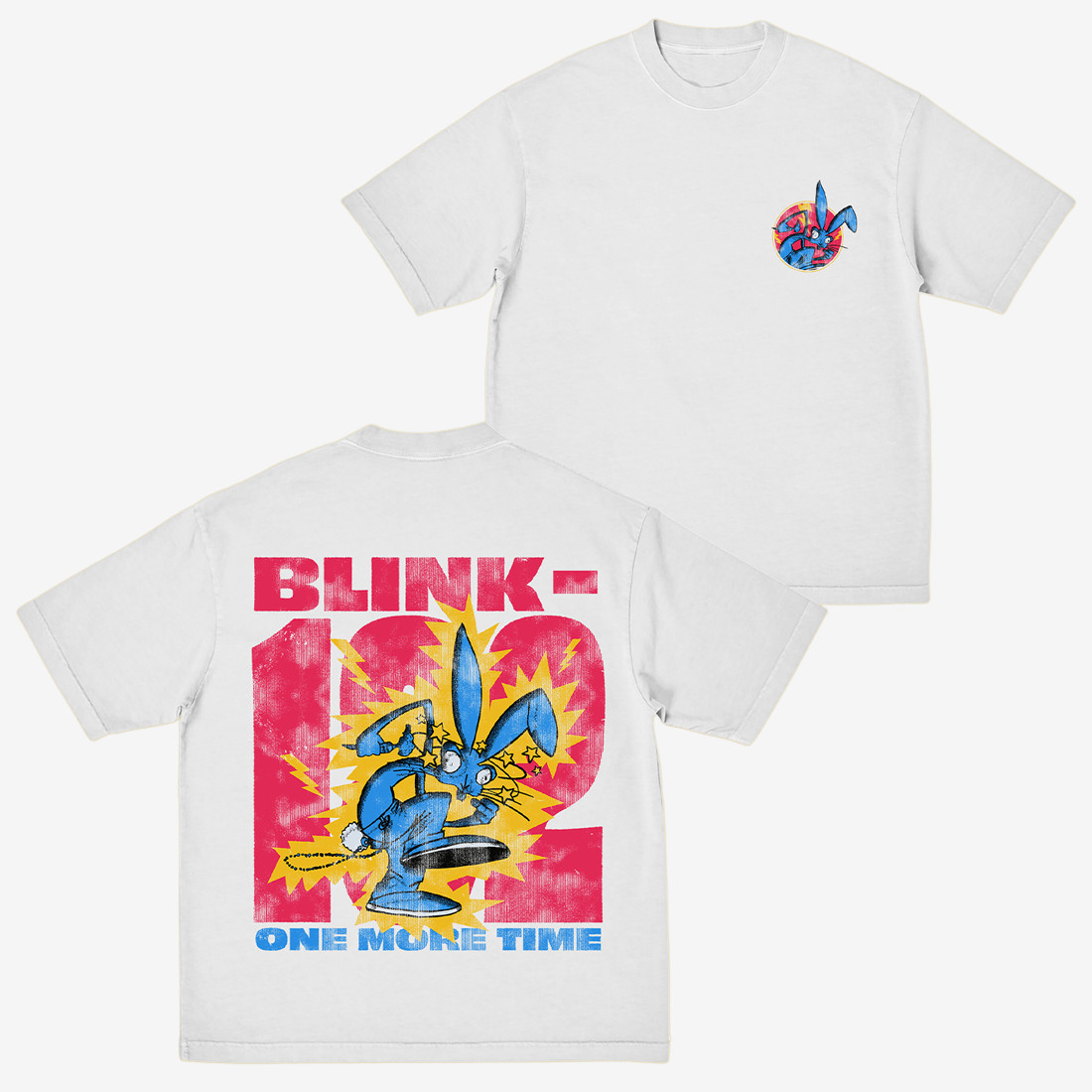 Blink-182 Tour Merch 2025 One More Time Rabbit Tshirt Gift For Music Lovers