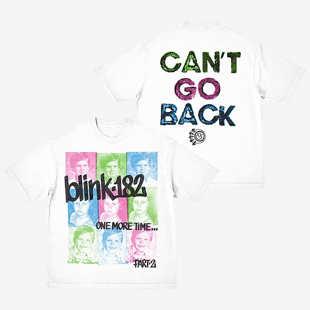 Blink-182 Tour Merch 2025 Tshirt Cant Go Back Best Music Gift For Fans