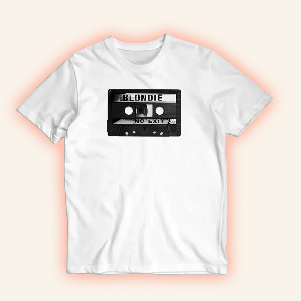 Blondie Merch No Exit Collection Cassette T-Shirt Birthday Gifts For Music Lovers