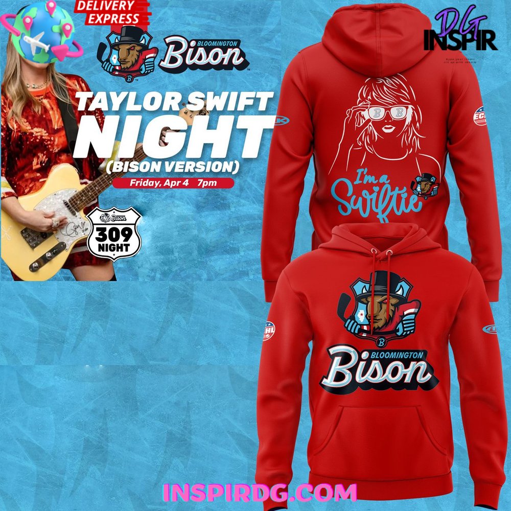 Bloomington Bison x Taylor Swift Special Edition Hoodie