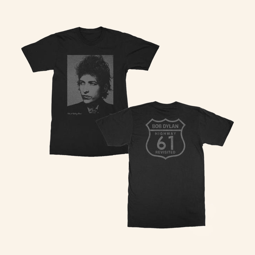 Bob Dylan Merch Like A Rolling Stone Portrait T-Shirt Present For Fan