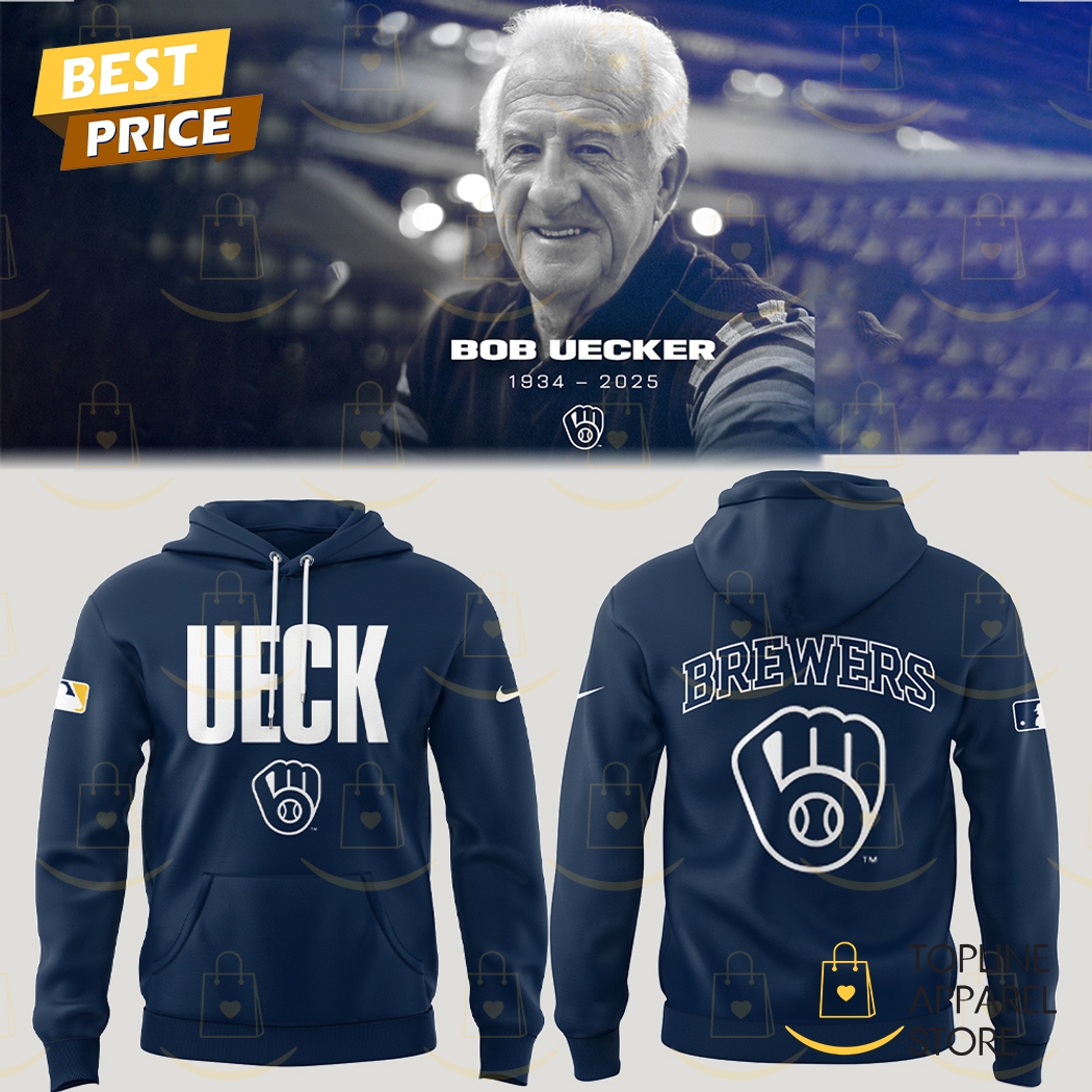Bob Uecker Milwaukee Brewers 1934-2025 Hoodie