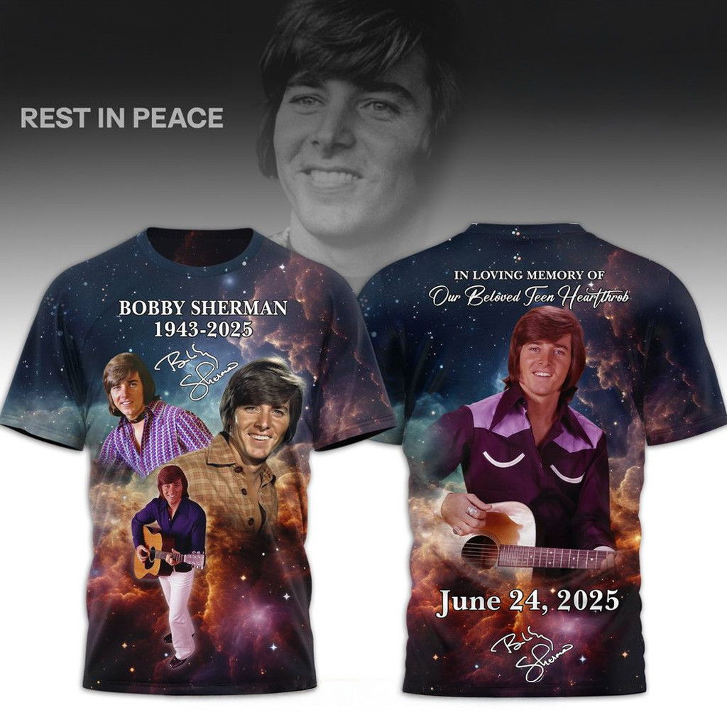 Bobby Sherman 2025 Thank You For The Memories Shirt Gift Ideas For Fans
