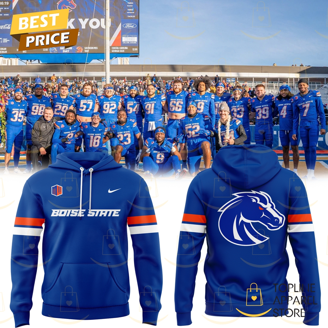 Boise State Broncos Football Team Hoodie - Blue