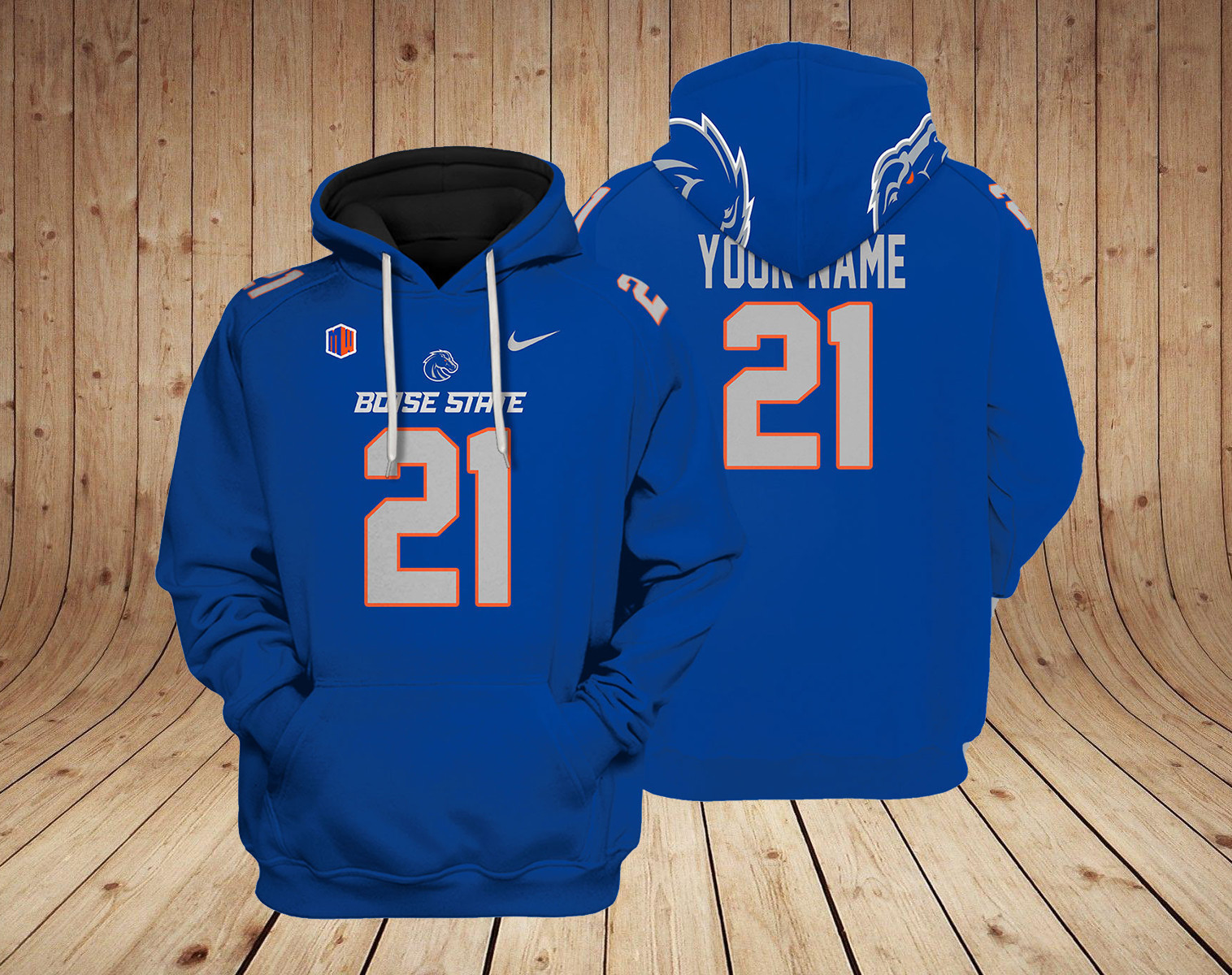 Boise State Broncos NCAA Custom 3D Hoodie PT24060