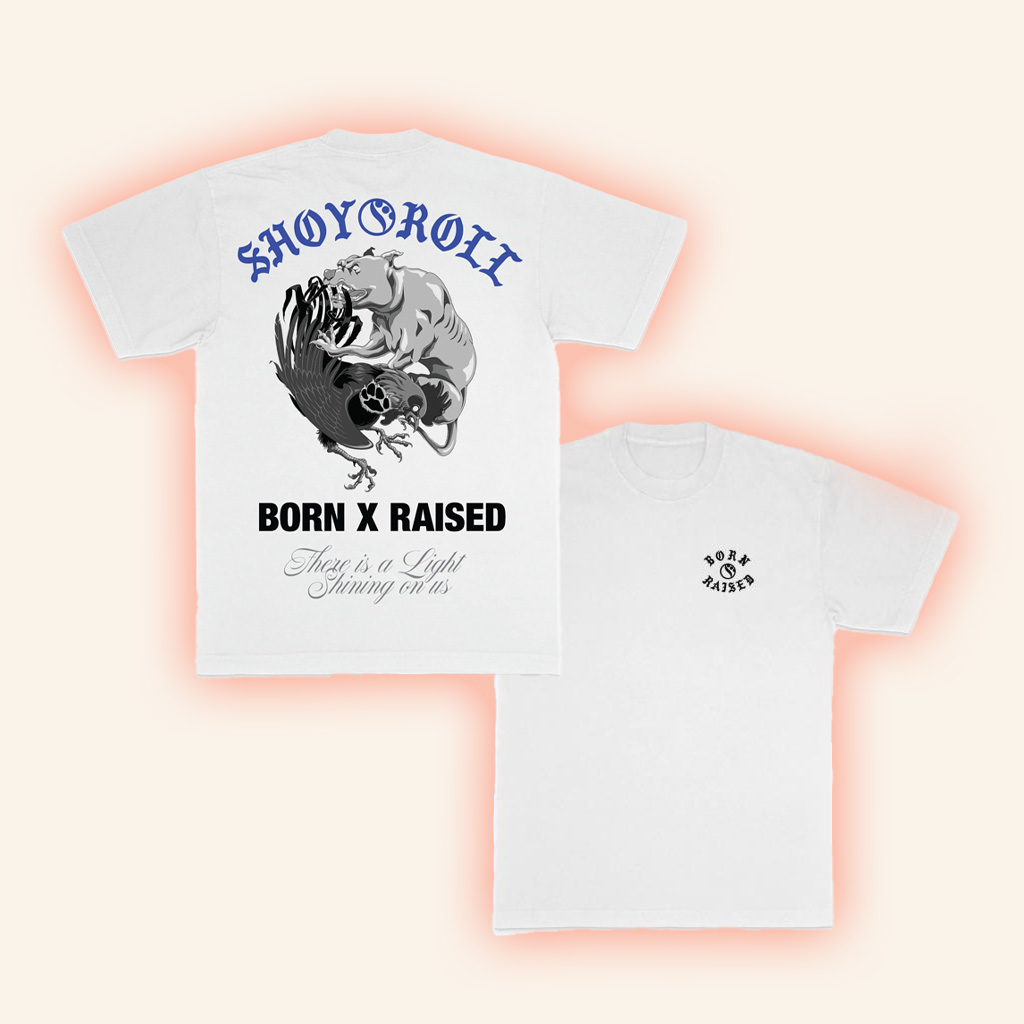 Born X Raised Shoyoroll Balance T-Shirt White Born X Raised Merch Good Gifts For Boyfriend