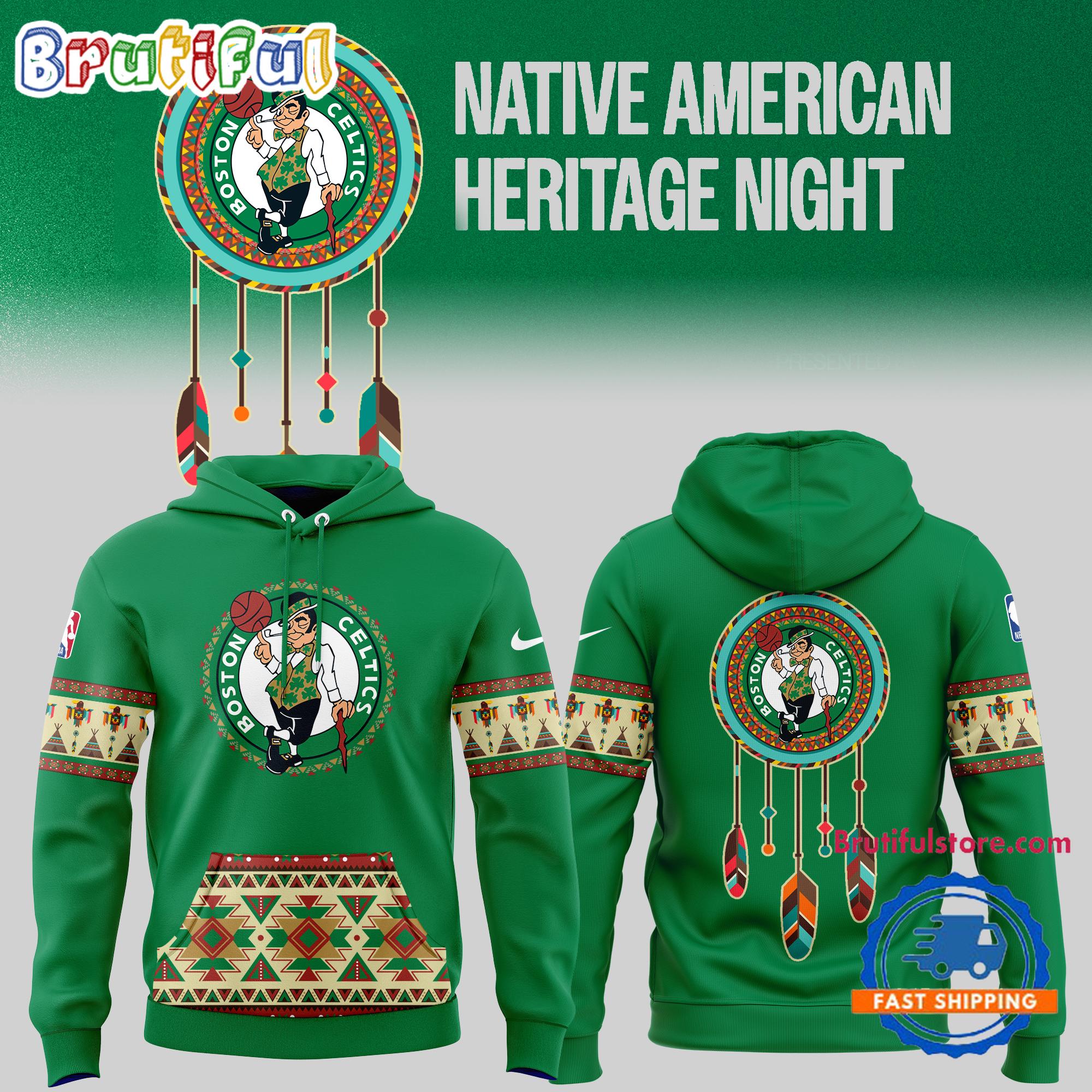 Boston Celtics Native American Heritage Month Hoodie Shirt