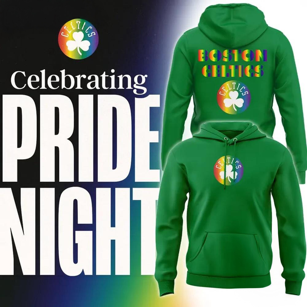 Boston Celtics Special Edition Pride Night 2025 Hoodie Presents For Basketball Fans