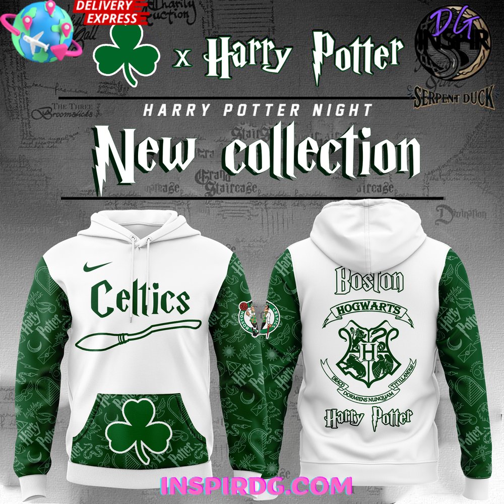 Boston Celtics x Harry Potter 2025 Hoodie