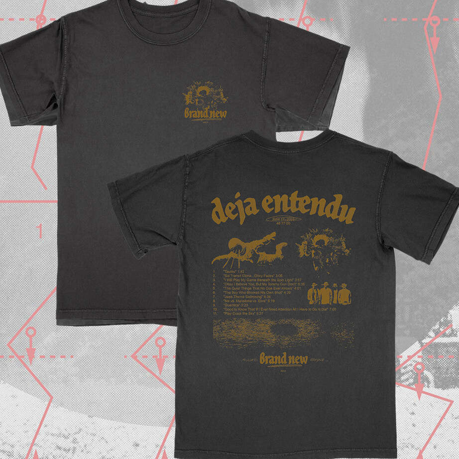 Brand New Band Merch T-Shirt Deja Tracklist Bouquet Tee Gifts For Fan Birthday Gift for Husband