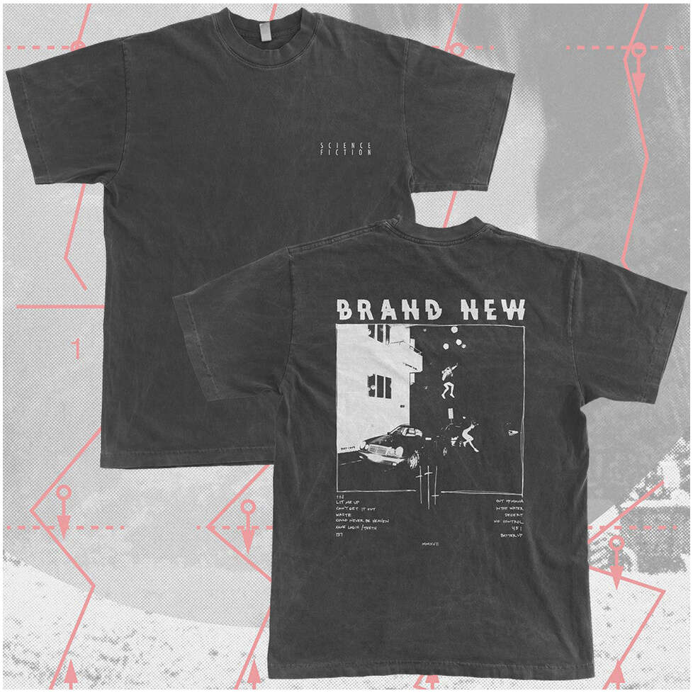 Brand New Band Merch T-Shirt Science Fiction Tee Gifts For Music Fan Fathers Day Gift for Dad