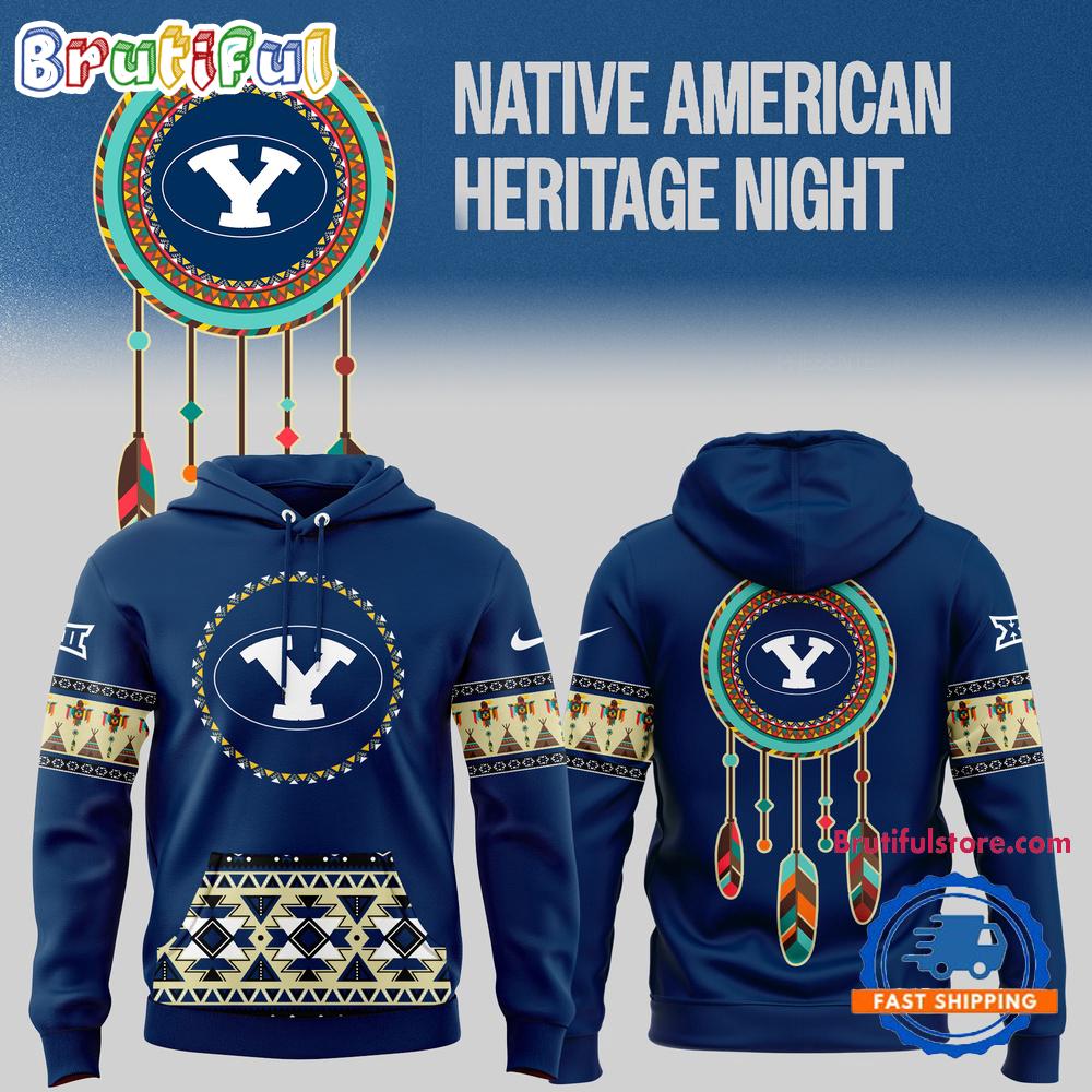 Brigham Young Native American Heritage New Hoodie Shirt