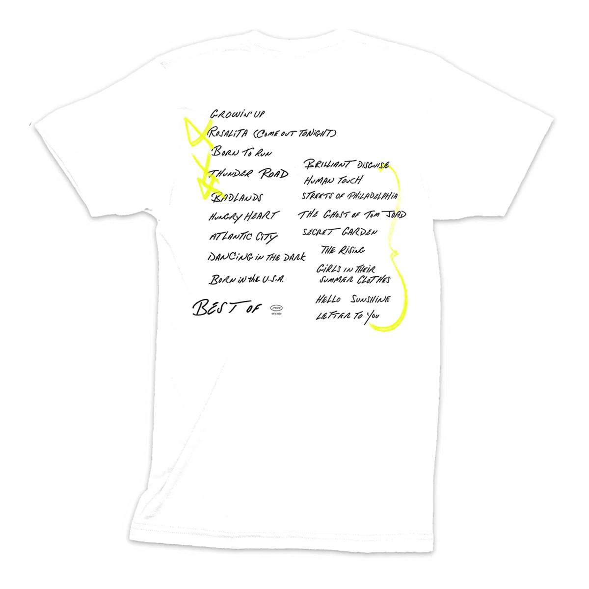 Bruce Springsteen T-Shirt Bruce Springsteen Merch Best Of Bruce Springsteen Tee Gifts For Fans