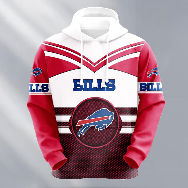 Buffalo Bills Logo NFL 3D Hoodie Version 195