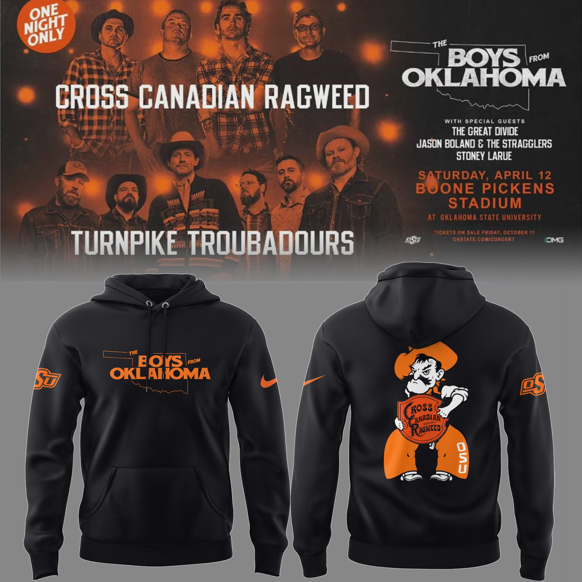 Ccr The Boys From Oklahoma Hoodie Gift For Fan