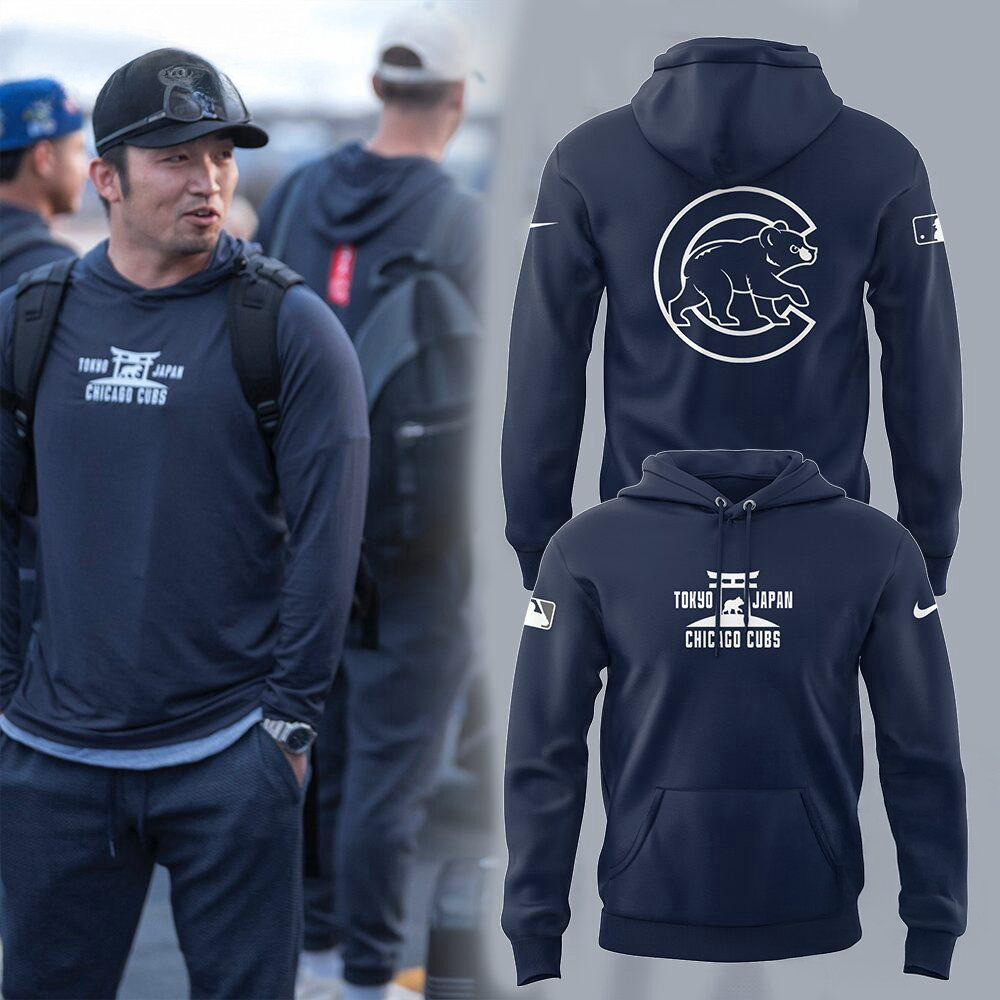 Chicago Cubs x Tokyo Series Hoodie Gift Ideas For Basketball Lovers
