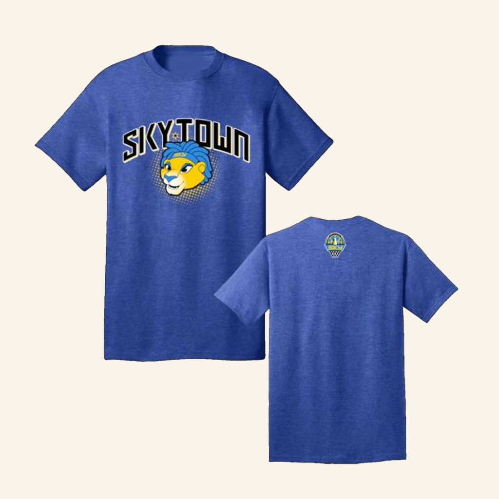Chicago Sky Merch Skytown T-Shirt Birthday Gift For Husband
