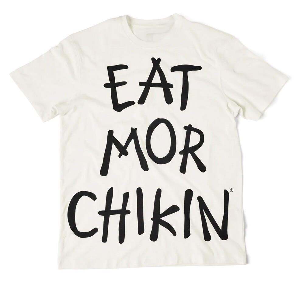 Chick Fil A Merch Eat Mor Chikin Graphic T-Shirt Gift Ideas For Husband Birthday Gifts For Fans