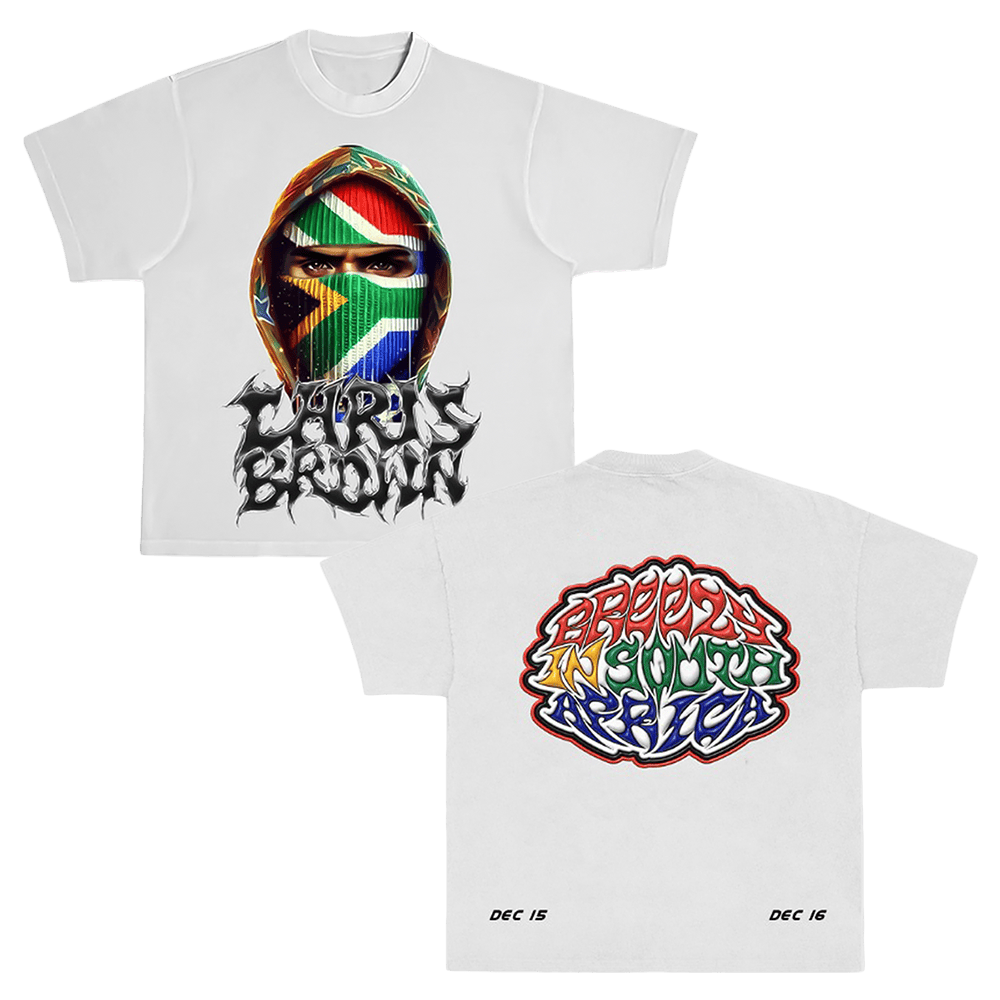 Chris Brown Merch Breezy In South Africa T-Shirt Great Fathers Day Presents