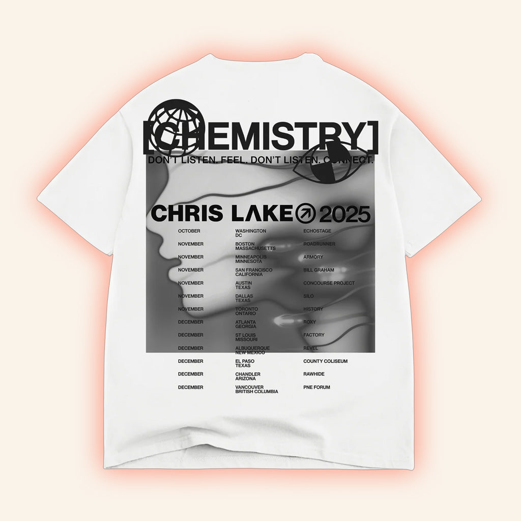 Chris Lake Merch Chemistry Tour Shirt Chemistry Album Tour 2025 Apparel Fan Merchandise