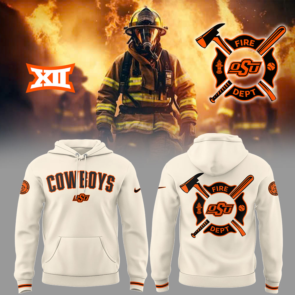 Cowboys Baseball X Firefighter Appreciation Hoodie Top Gifts For Baseball Players