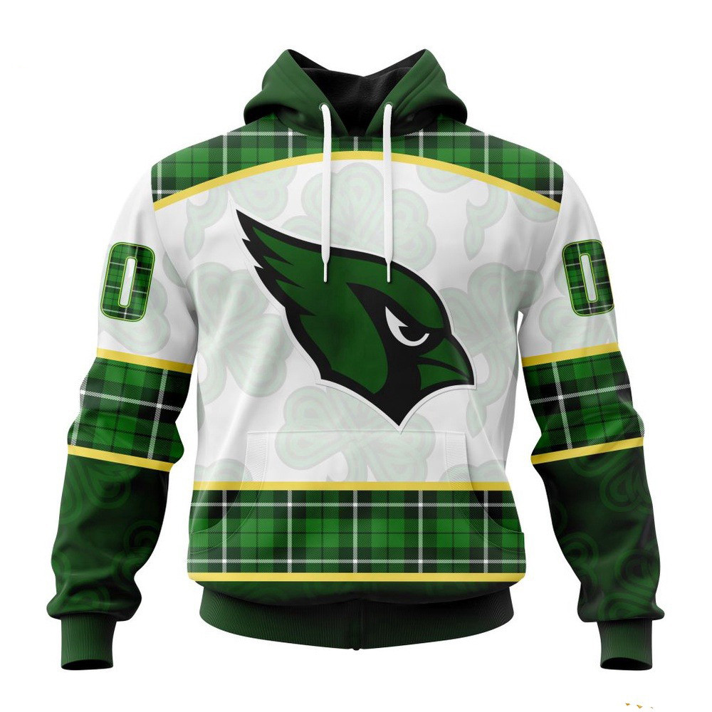 Custom NFL Arizona Cardinals St PatrickÃ¢â‚¬â„¢s Day Hoodie Football Fan Gift Ideas