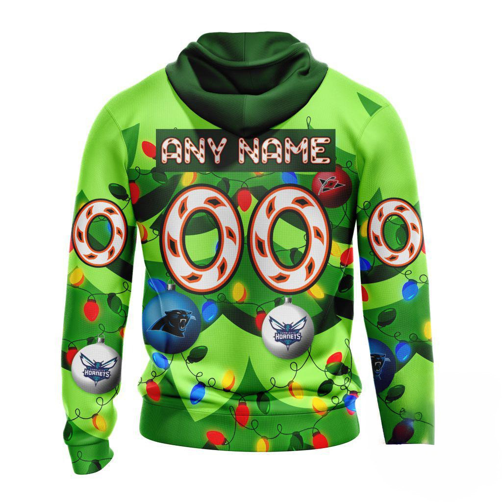 Custom NHL Carolina Hurricanes Specialized Christmas Tree Color And CityÃ¢â‚¬â„¢s Sports Teams Hoodie