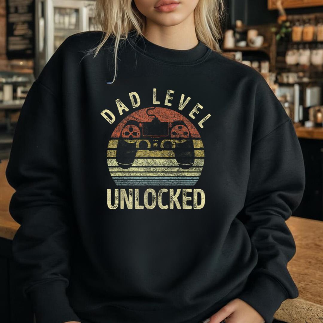 Dad Level Unlocked, Gaming Dad Video Gamer Dad, Funny Dad