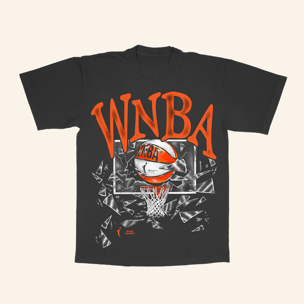 Dallas Wings Merch T-Shirt Playa Society Shattered Glass Shirt Gifts For Basketball Fans