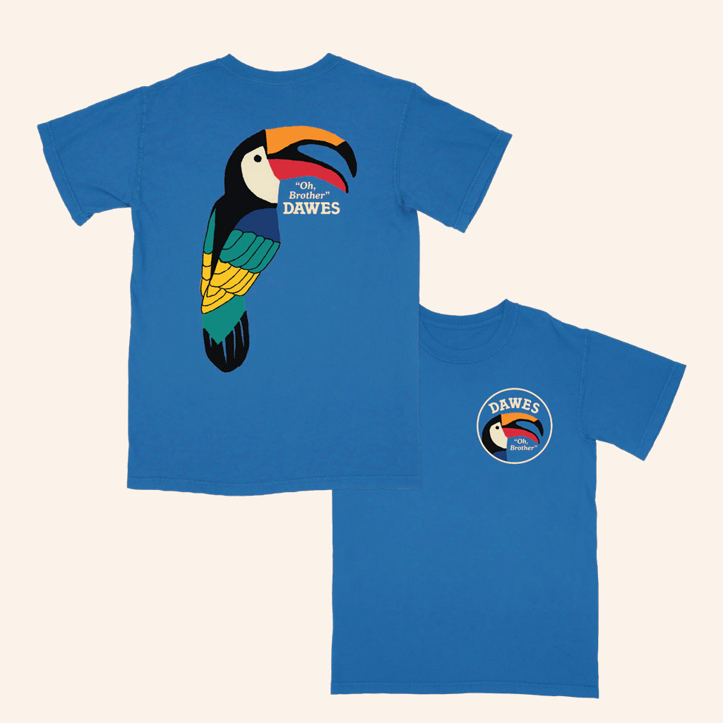 Dawes The Band Merch Oh Brother Toucan T-Shirt Music Lover Gift Ideas For Him