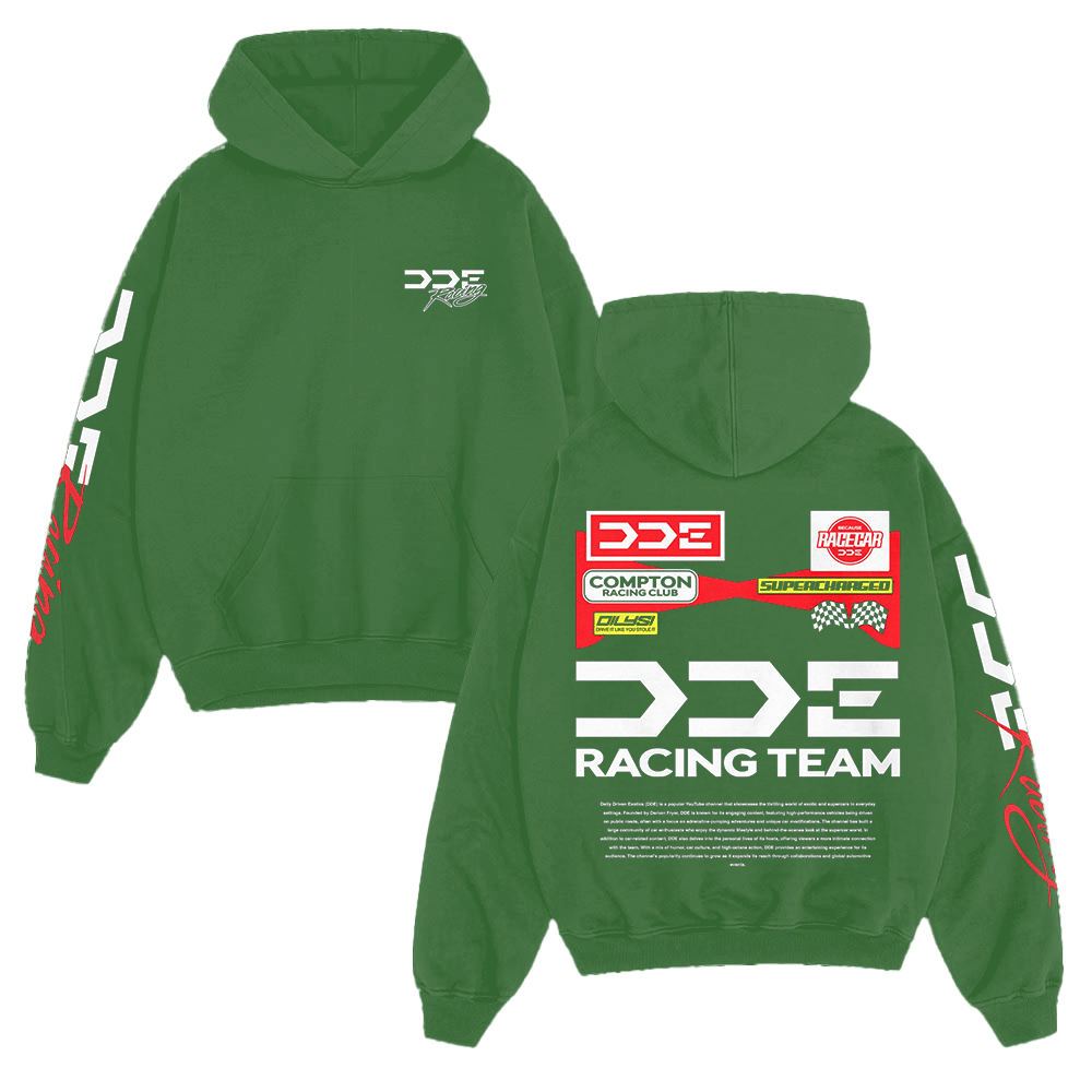 DDE Merch DDE Racing Team Hoodie FatherÃ¢â‚¬â„¢s Day Gifts For Racing Fans
