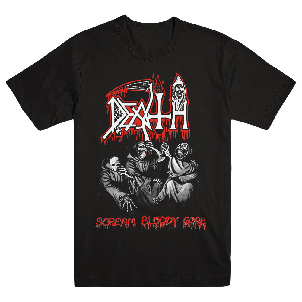 Death Merch Scream Bloody Gore Throwback Shirt Death Shirt FatherS Day Gifts For Husband