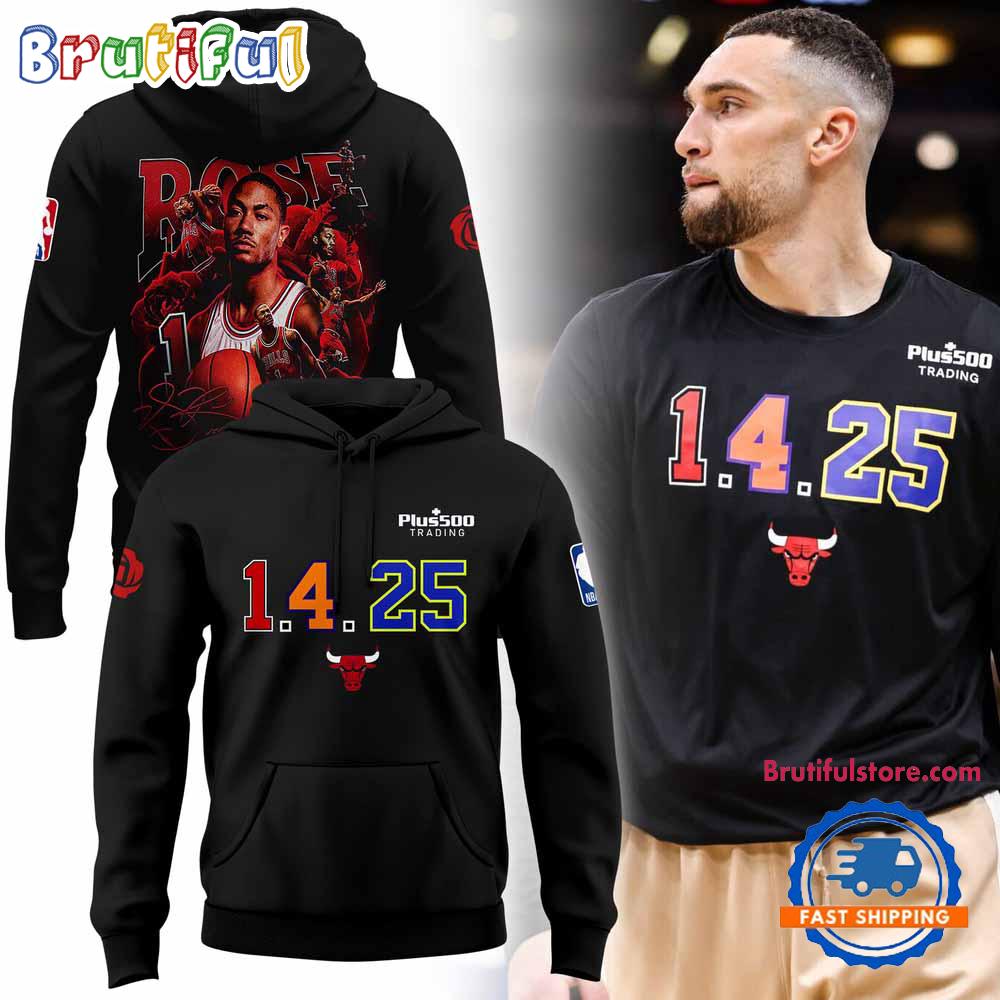 Derrick Rose 1425 Chicago Bulls Limited Edition Hoodie