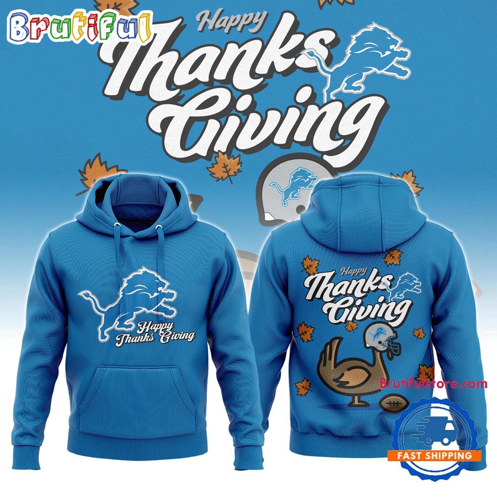 Detroit Lions 2024 to Celebrate Thanksgiving Day Limited Edition Hoodie Shirt