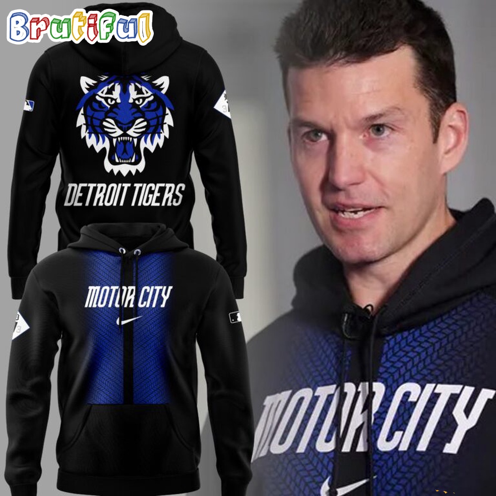 Detroit Tigers Navy 2024 City Connect Hoodie Shirt