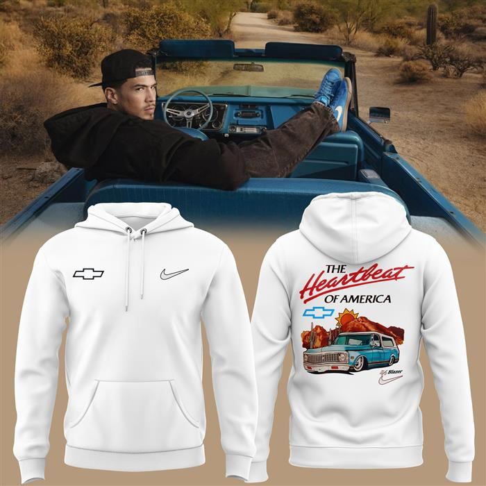 Devin Booker Chevrolet White Hoodie Gift For Basketball Fans